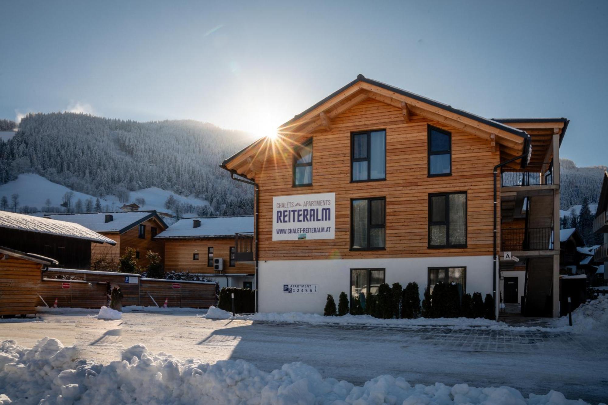 Chalet Reiteralm- Ski Inski Out シュラートミンク エクステリア 写真